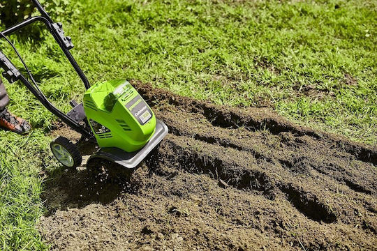 Greenworks GR27087SET Cultivator Battery Solo