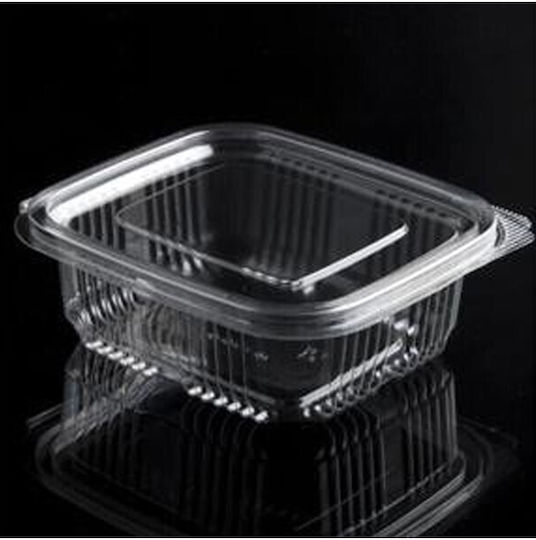 Lux Plast Disposable Plastic PET Tableware for Cold 250ml Transparent 50pcs Container