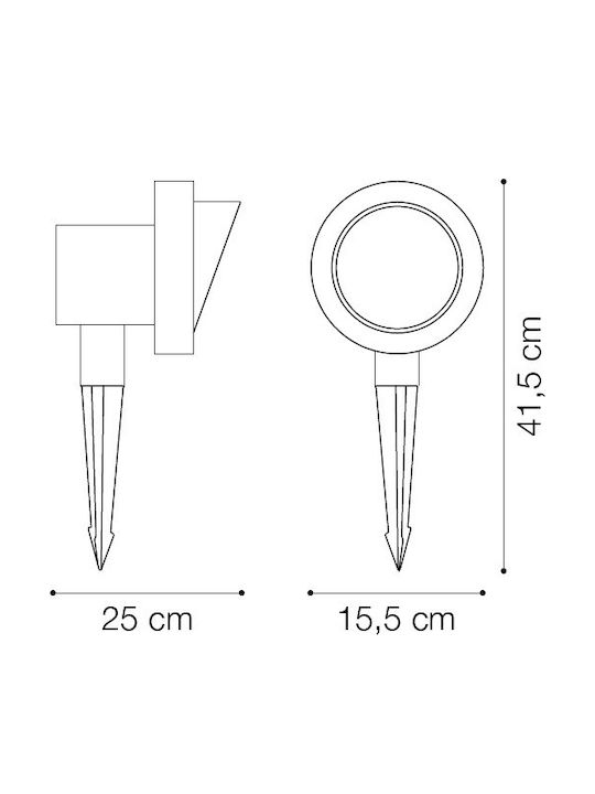 Ideal Lux Waterproof Led Light Fixture Terra 033044