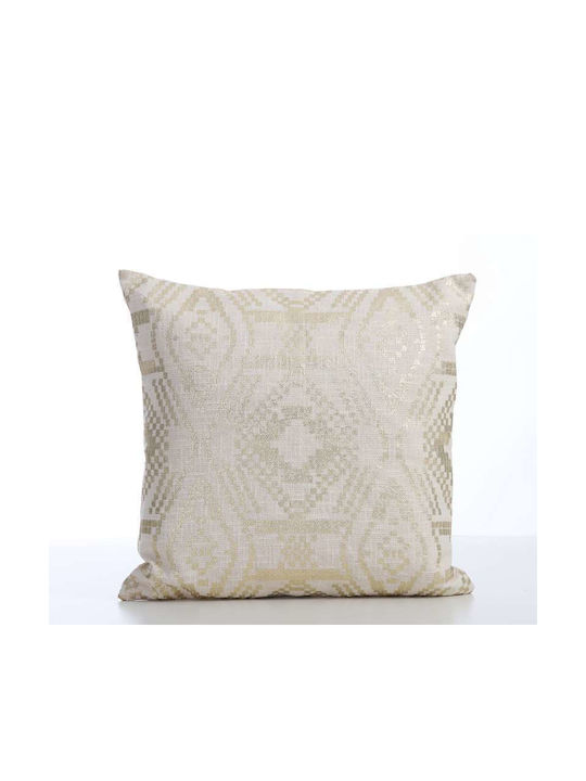 Nef-Nef Homeware Weihnachtsdekoratives Kissen Platz Gelb 45x45cm