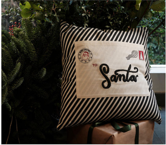 Nef-Nef Homeware Коледна Декоративна Възглавница Christmas Is All Around Квадрат Многоцветен 45x45cm
