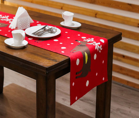 Liolios Home Deer Μαξιλάρι Κόκκινο