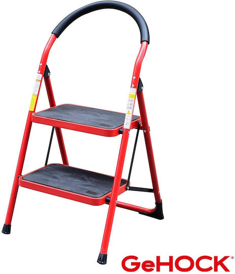 GeHock GeHock Stehleitern Eisen 2 Stufen 44cm