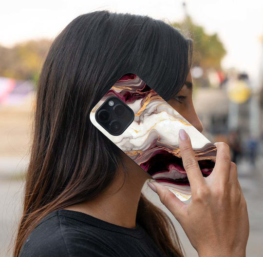 Carcasă Seria Sonique Marble pentru Google Pixel 8a 5g Bordeaux