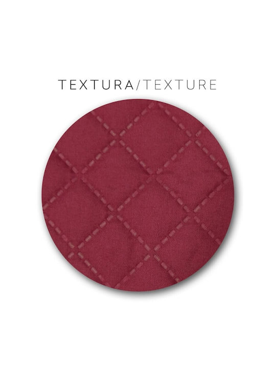 Eysa Oslo Elastic Cover for Corner Sofa Burgundy 300εκ. 1pcs F337208D