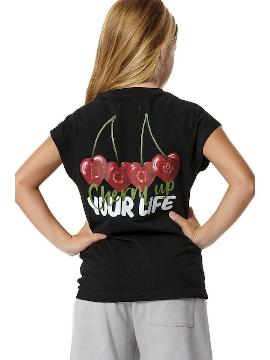Body Action T-shirt Μαύρο