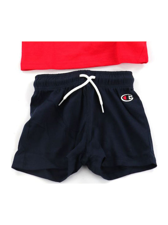 Champion Kinderbekleidungsset mit Shorts Rot 2 Stück