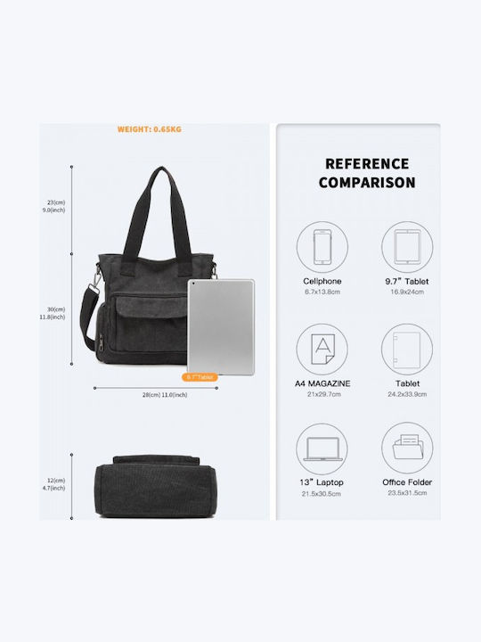 Women's Bag Tote Handbag Black