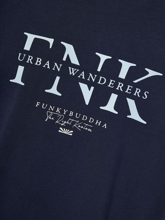 T-shirt Navy Μπλε