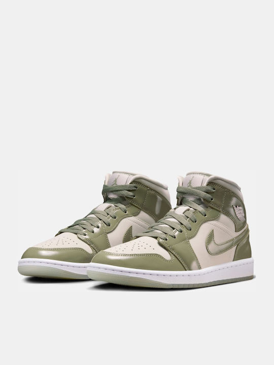 Air  1 Mid Se Damen Stiefel Grün