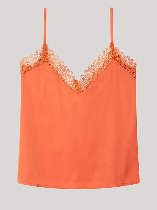 Gisela Winter Women's Pyjama Top Terracotta
