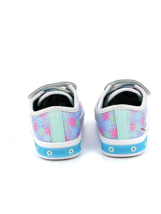 Frozen Παιδικά Sneakers με Φωτάκια Πολύχρωμα