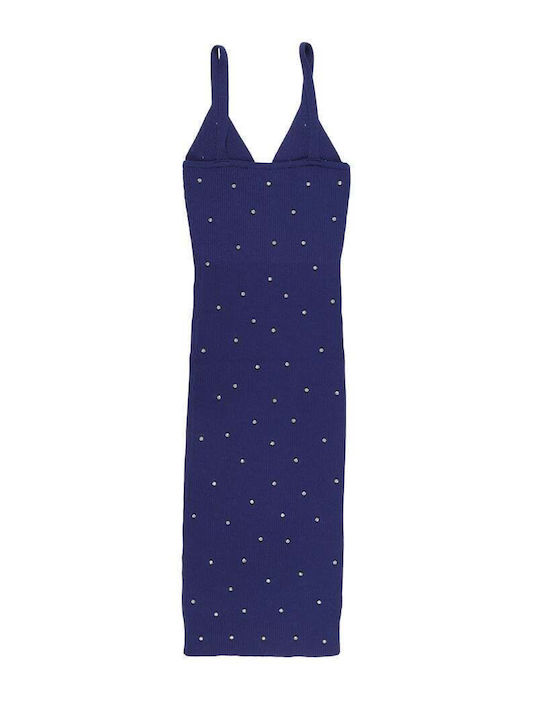Summer Midi Dress Blue Navy