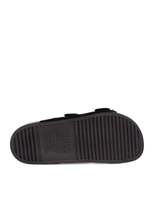 Women's Flat Sandals in Black Color