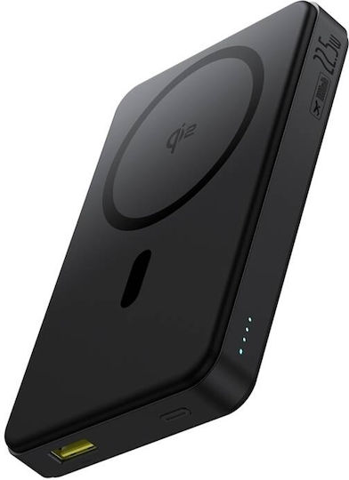 Baseus Airpow2 Qi2 Power Bank 10000mAh 22.5W с USB-A порт и USB-C порт Черен