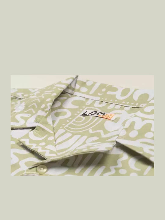 Kids Shirt Short Sleeve Sand green
