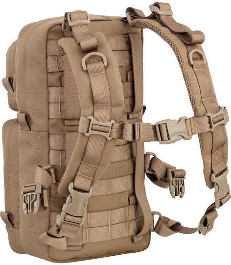 Outac Combo Mini Militärischer Rucksack Rucksack aus Cordura Schwarz 10Es
