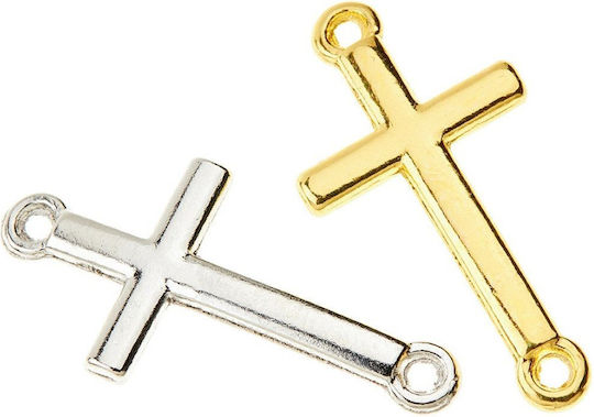 Silbernes Kreuz 50 Stück Nu1517 2,5x1,5cm Nv-51-00003-035-silber