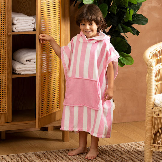 Poncho pentru copii 55x70 A-s Wili Roz 205841