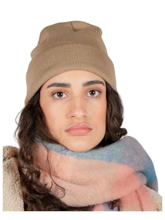 Beanie Beanie Knitted in Brown color