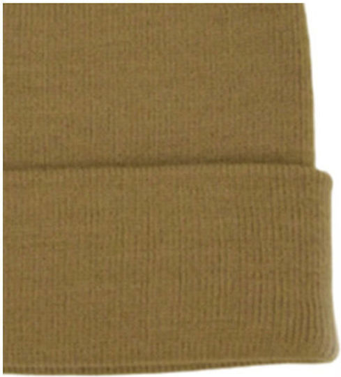 Beanie Beanie Knitted in Brown color