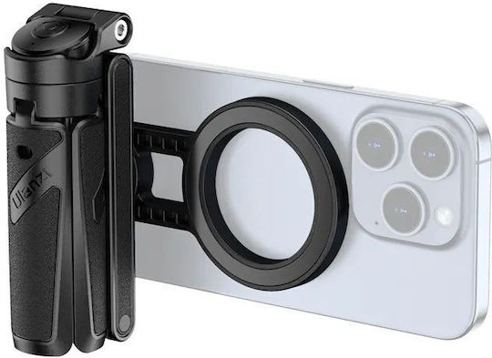 Ulanzi Jj03 Selfie Stick Trepied Pentru Telefon Mobil Bluetooth Negru