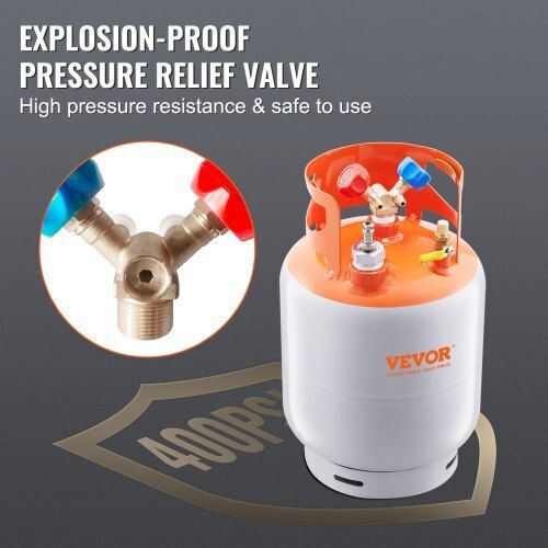 Vevor Refrigerant Recovery Tank 30lb Float Switch Lmhsgdfdk1430b9gdv0