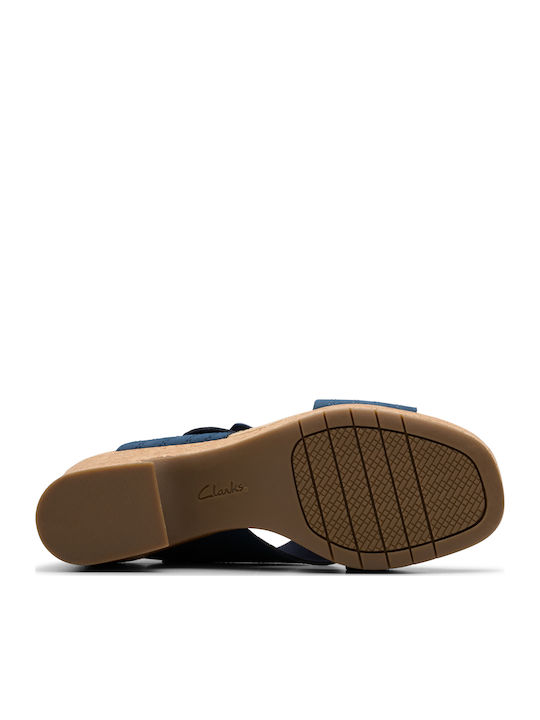 Nerisa West Leder Sandalen Blau