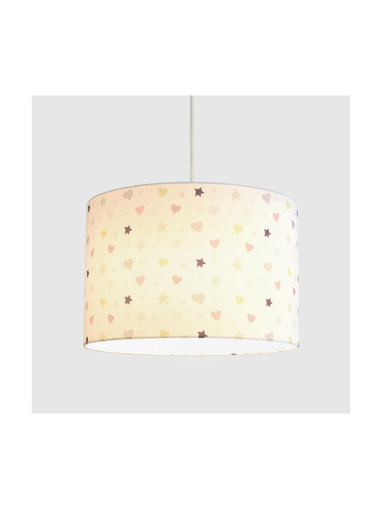 Veis Kids Plastic Single Ceiling Light E27 Multicolour 15W 35x24cm
