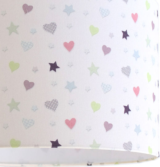 Veis Einfaches Licht Kinderdeckenleuchte Deckenleuchte 15W mit Fassung E27 Mehrfarbig 35x24cm