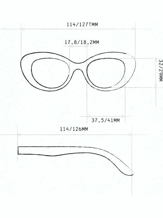 Okkia Parigi Kids Sunglasses Turquoise
