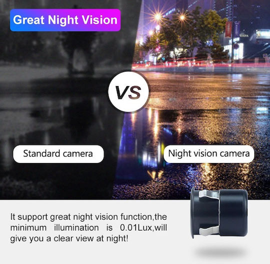 Waterproof Car Reverse Camera with Night Vision Universal 100781