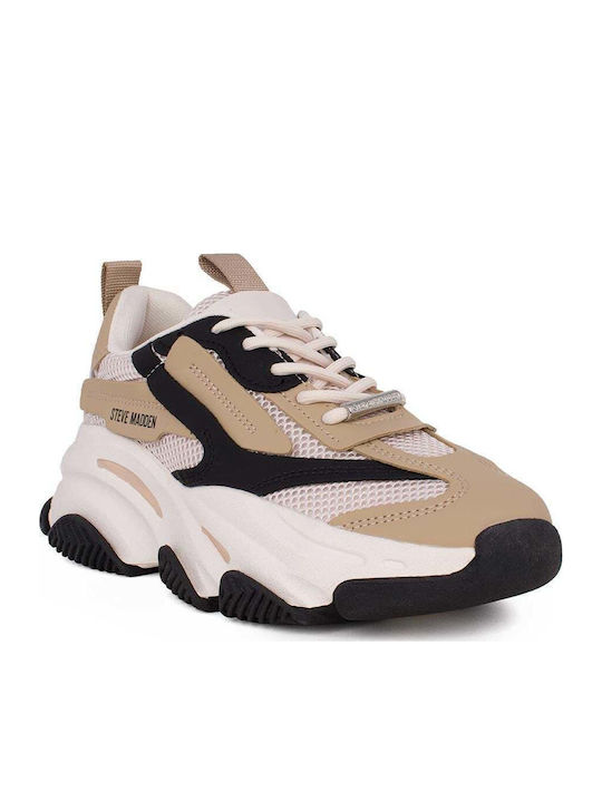 Possession E Chunky Sneakers Black-beige
