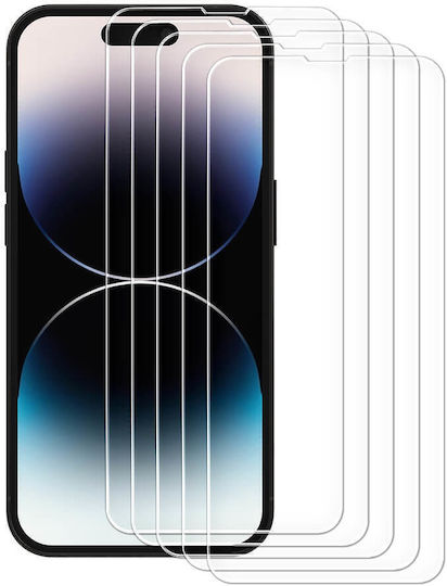 Joyroom 2.5D Full Face Tempered Glass 5τμχ (iPhone 14 Pro Max)