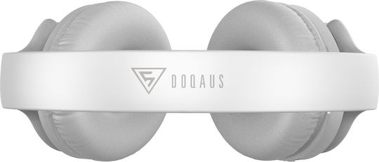 Doqaus Doqaus Design 1 Fără fir / Cu fir Over Ear Căști cu 52 ore de Funcționare Albe
