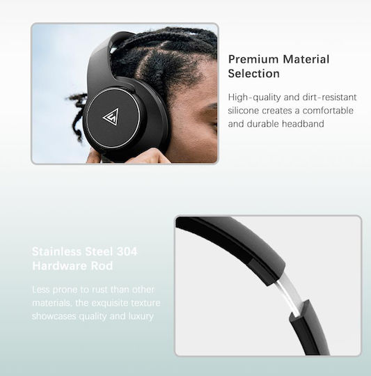 Doqaus Doqaus Design 1 Fără fir / Cu fir Over Ear Căști cu 52 ore de Funcționare Albe
