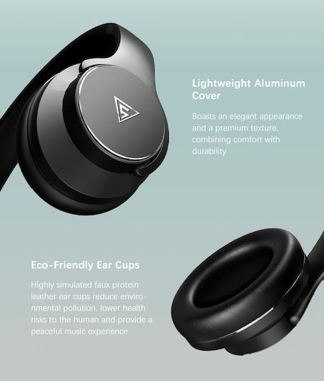 Doqaus Doqaus Design 1 Fără fir / Cu fir Over Ear Căști cu 52 ore de Funcționare Albe