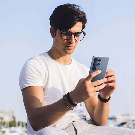 Spigen EZ Fit Optik Pro Kameraschutz Gehärtetes Glas Black für das Samsung Galaxy S25 Ultra