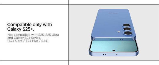Spigen Optik Pro Προστασία Κάμερας Tempered Glass Μαύρο για το Samsung Galaxy S25+ Plus