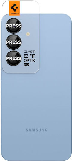 Spigen Optik Pro Προστασία Κάμερας Tempered Glass Μαύρο για το Samsung Galaxy S25+ Plus