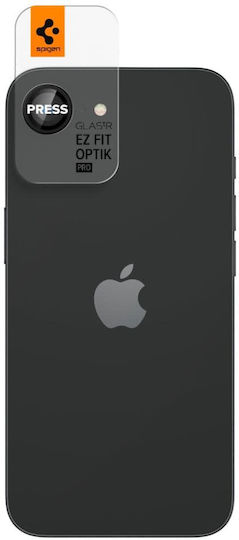Spigen Optik Pro EZ Fit Kameraschutz Gehärtetes Glas Black für das iPhone 16e