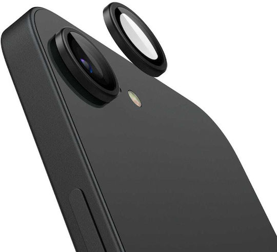 Spigen Optik Pro EZ Fit Kameraschutz Gehärtetes Glas Black für das iPhone 16e