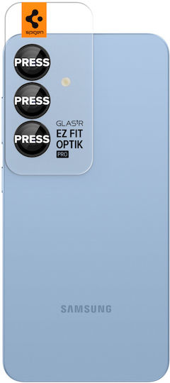 Spigen Optik Pro Protecție Cameră Tempered Glass Black pentru Samsung Galaxy S25