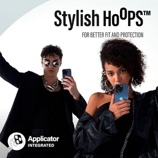 PanzerGlass Hoops Προστασία Κάμερας Tempered Glass Διάφανο για το iPhone 16 Pro, iPhone 16 Pro Max
