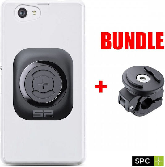 SP Connect Bundle Universal Interface Spc+ Βάση Κινητού Μοτοσυκλέτας με Κλιπ για τον Καθρέπτη
