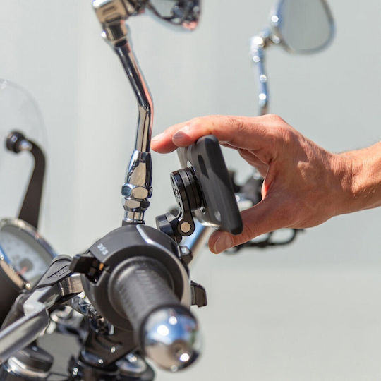 SP Connect Motorrad Handyhalterung mit Clip für Lenkrad