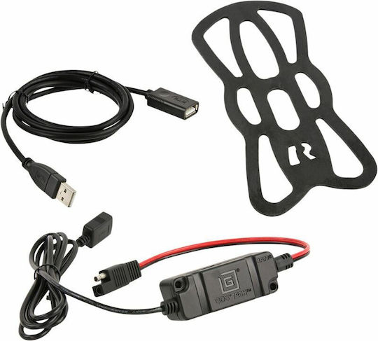 RAM Mount Tough Charge Mount Phone Motorcycle with Waterproof Case for Steering Wheel