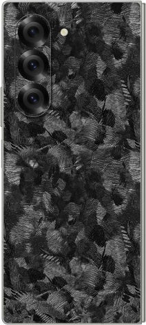 Gams Back Film Premium Vinyl Skin for Samsung Galaxy Z Fold6 Forged Carbon