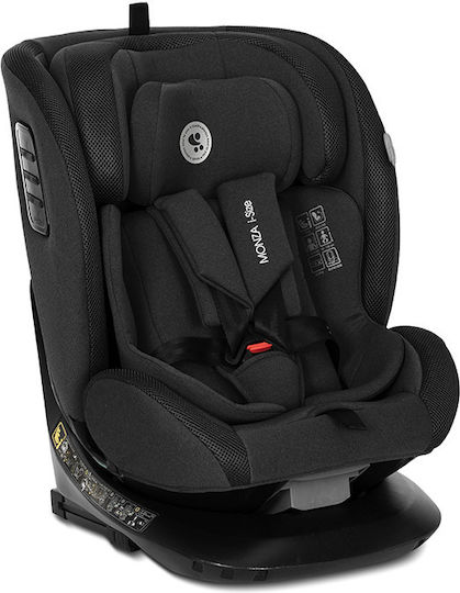 Lorelli Monza Детско Столче за Кола i-Размер с Isofix Черен 0-36 кг