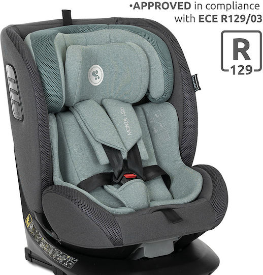 Lorelli Monza Καθισματάκι Αυτοκινήτου i-Size με Isofix Πράσινο 0-36 kg